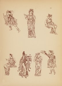 古代ギリシャの女性の衣装（リトグラフ） 作： John Moyr Smith