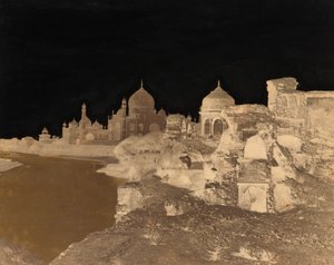東側からのタージ・マハル,c.1858-1862年（写真） 作： John Murray