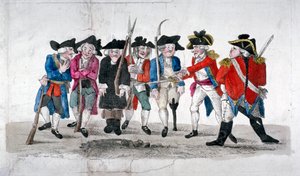 「シティ トレインド バンド」、1789 年。 作： John Nixon