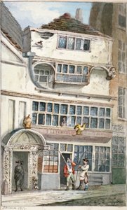 シティ・オブ・ロンドン、リーデンホール・ストリート、1811年 作： John Nixon
