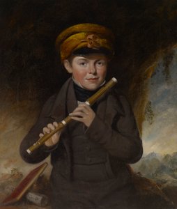 リトル・フルート奏者、ジョン・ガーニー・ジュニア 作： John Opie