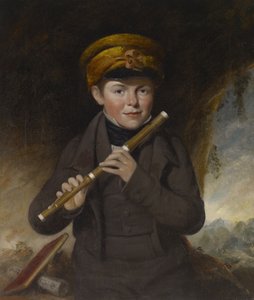 ジョン・ガーニー、リトル・フルート奏者、1800年頃 作： John Opie
