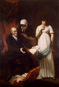 怒った父または秘密の通信の発見、1802 作： John Opie