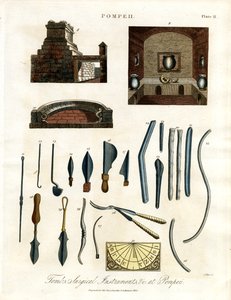 ポンペイの外科器具と遺物 作： John Pass