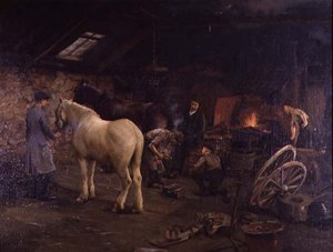 "Waiting His Turn" 作： John Percy Cooke