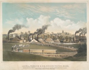 Lazell, Perkins & Co. マサチューセッツ州ブリッジウォーター。 作： John Perry Newell