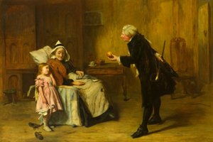 医師の診察 作： John Pettie