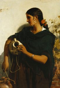 セビリアのジプシーウォーターキャリア、1855年 作： John Phillip