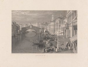 O Rialto, Veneza 作： John Pye