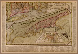 コミッショナーが周辺国とともに配置したニューヨーク市 作： John Randel