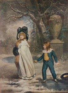 クリスマス休暇、1790年、1919年 作： John Raphael Smith