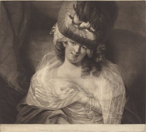 彼女の目の中の愛は演奏して座っている」1778年