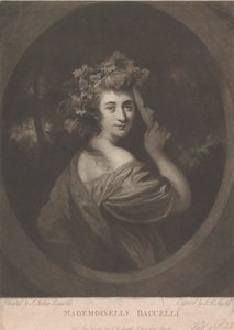 Mademoiselle Baccelli 作： John Raphael Smith