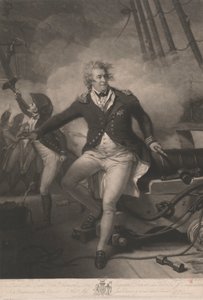 キャンパーダウン沖で勝利したときの右名誉提督ダンカン子爵 作： John Raphael Smith