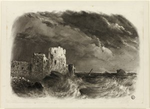 荒廃した海の城 作： John Rawson Walker