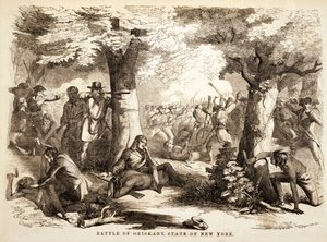 オリスカニーの戦い、ニューヨーク州、パブ。 1867 作： John Reuben Chapin