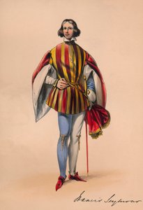 1842年、1843年5月12日、ビクトリア女王バルコスチュームの衣装を着たフランシスシーモア。