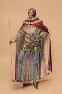 1842年、1843年5月12日、ビクトリア女王バルコスチュームの衣装を着たゲスト。