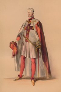 1842年、1843年5月12日、ビクトリア女王バルコスチュームの衣装を着たゲスト。