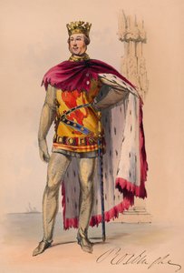 1842年、1843年5月12日、ビクトリア女王バル衣装のプランタジネット衣装を着たジェームズイネスカー。