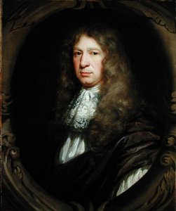 ジョン・ストレインシャム卿（1604-1723）の肖像（油彩・キャンバス） 作： John Riley