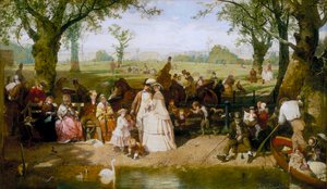 ハイドパークの夏の日」1858年