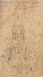 カプア近くの道の墓所 作： John Robert Cozens