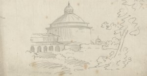 アリシア（紙に黒鉛） 作： John Robert Cozens