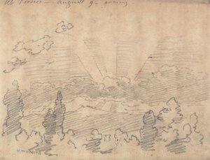 Em Portici, noite, 9 de agosto 作： John Robert Cozens