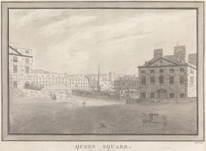 Banho: Queen Square 作： John Robert Cozens