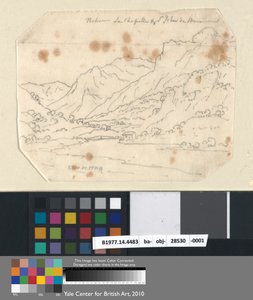 La Chapelle と St. John de Maurienne の間 作： John Robert Cozens