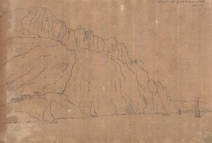 ジェノヴァの海岸 作： John Robert Cozens