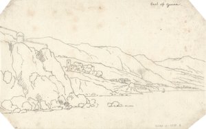 ジェノヴァの東 作： John Robert Cozens