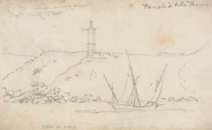 ヴィラ・フランカのランタン 作： John Robert Cozens