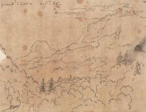 グラン・シャルトリューズ、10月25日 作： John Robert Cozens