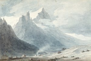 ウンターヴァルデン州にて（水彩・紙 作： John Robert Cozens