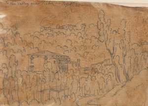 9月20日、ヴィエトリ近郊の谷にて 作： John Robert Cozens
