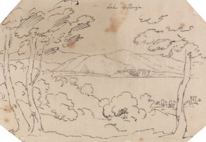 ペルージャ湖 作： John Robert Cozens