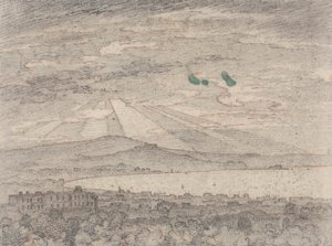 Nápoles da Villa de Sir William Hamilton, Portici 作： John Robert Cozens