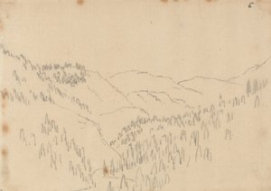 インスブルック近郊 作： John Robert Cozens