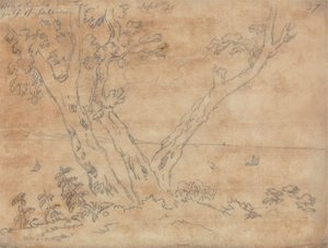 サレルノ湾のライト付近 作： John Robert Cozens