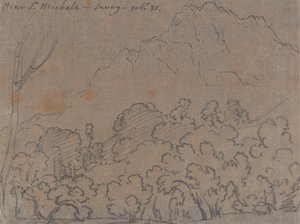10 月 21 日、サヴォイ、サン ミケーレの近く 作： John Robert Cozens