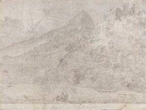 サレルノの海岸で 作： John Robert Cozens