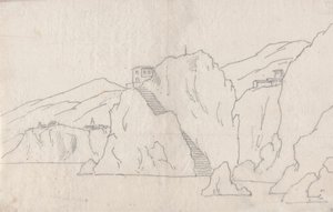 Rock Coastline 作： John Robert Cozens