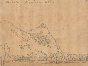 サン ミケーレ、ピエモンテ州、10 月 18 日 作： John Robert Cozens