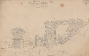 A Ponte de Augusto perto de Narni 作： John Robert Cozens