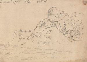 ポジリポの海岸、10 月 16 日 作： John Robert Cozens