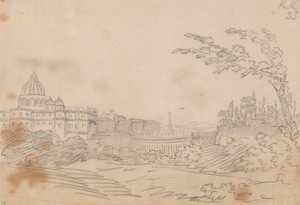 バチカンの眺め 作： John Robert Cozens