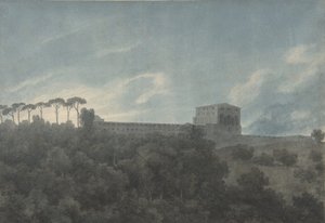 ローマの Janiculum にあるヴィラ ランテの眺め、1782～83 年。