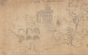 チボリのシビル神殿 作： John Robert Cozens